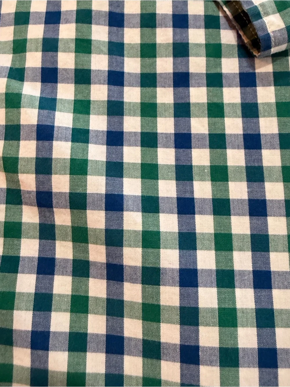 J.Crew Slim Untucked Flex Washed Gingham Shirt Size M